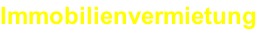Immobilienvermietung