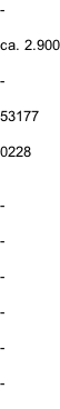 -  ca. 2.900  -  53177  0228   -  -  -  -  -  -