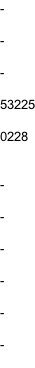 -  -  -  53225  0228   -  -  -  -  -  -