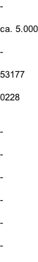 -  ca. 5.000  -  53177  0228   -  -  -  -  -  -