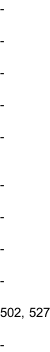-  -  -  -  -   -  -  -  -  502, 527  -