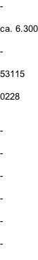 -  ca. 6.300  -  53115  0228   -  -  -  -  -  -